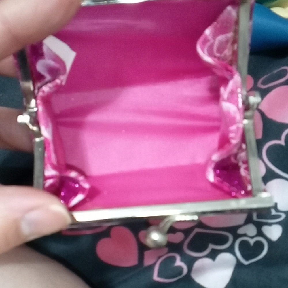 Sparkly Pink Coin Pouch - Picture 3 of 3
